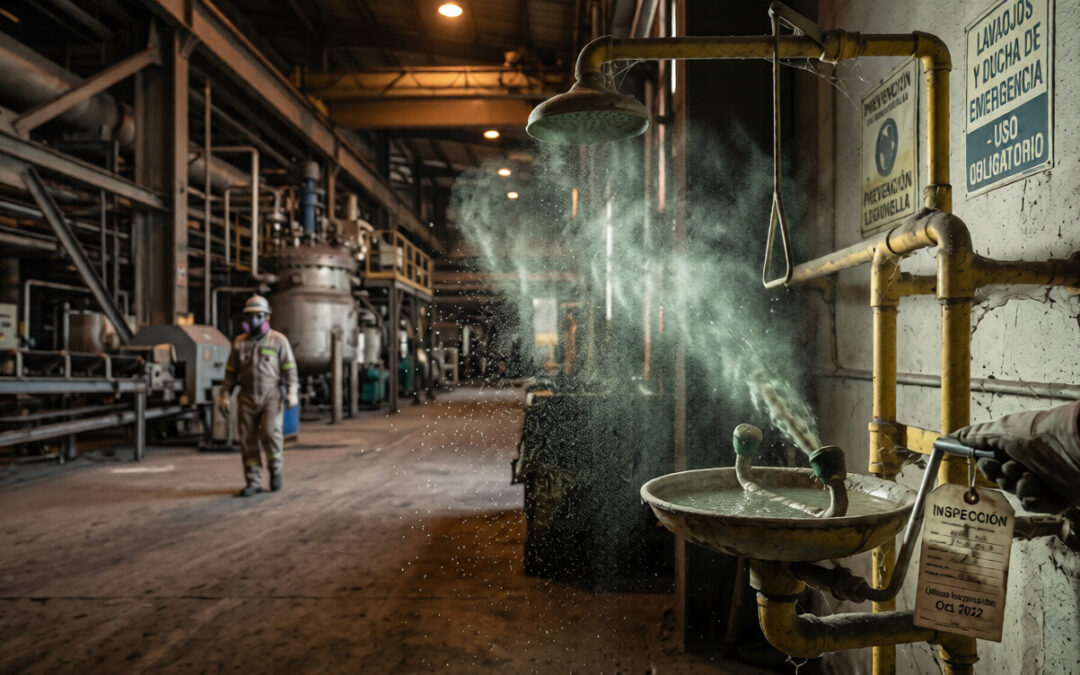 La Legionella en la industria: El peligro oculto en las duchas de seguridad y lavaojos
